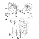 Amana BBI20TE-P1199101WE shelf ladders/light assemblies diagram