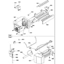 Amana BBI20TE-P1199101WE ice maker assembly and parts diagram