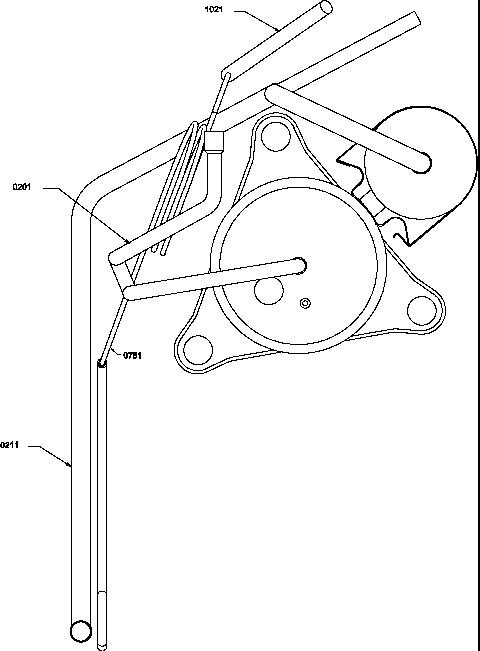 Amana PTC125A30CA/P1202332R tubing diagram