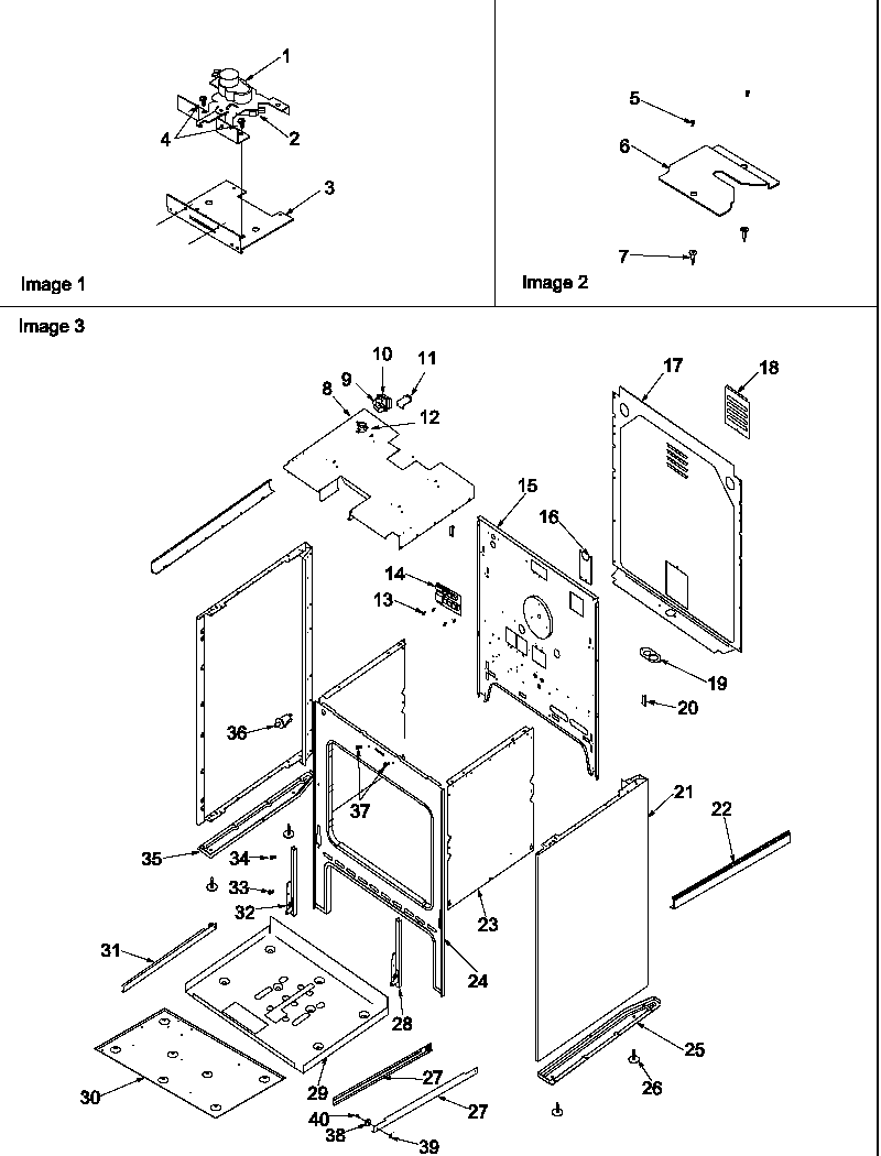 Amana ARTSC8650E-P1130650NE cabinet diagram
