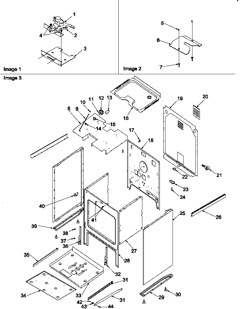 Amana ZRRS6550E/P1130652NE cabinet diagram