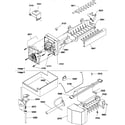Amana TA18TL-P1304501WL ice maker assembly and parts diagram