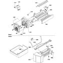 Amana TR25V2W-P1316101WW ice maker assembly parts diagram