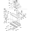 Amana BG20T2L-P1316303WL machine compartment assembly diagram
