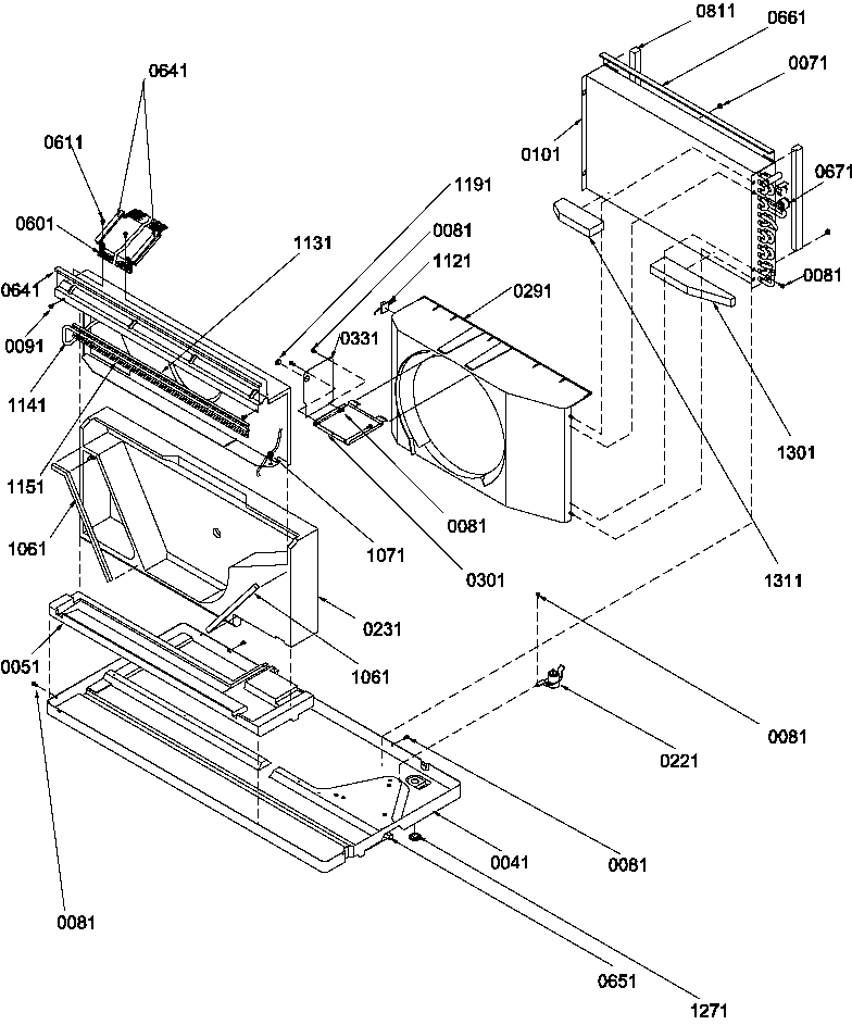 Amana PTH123A50JA/P1217820R chassis diagram