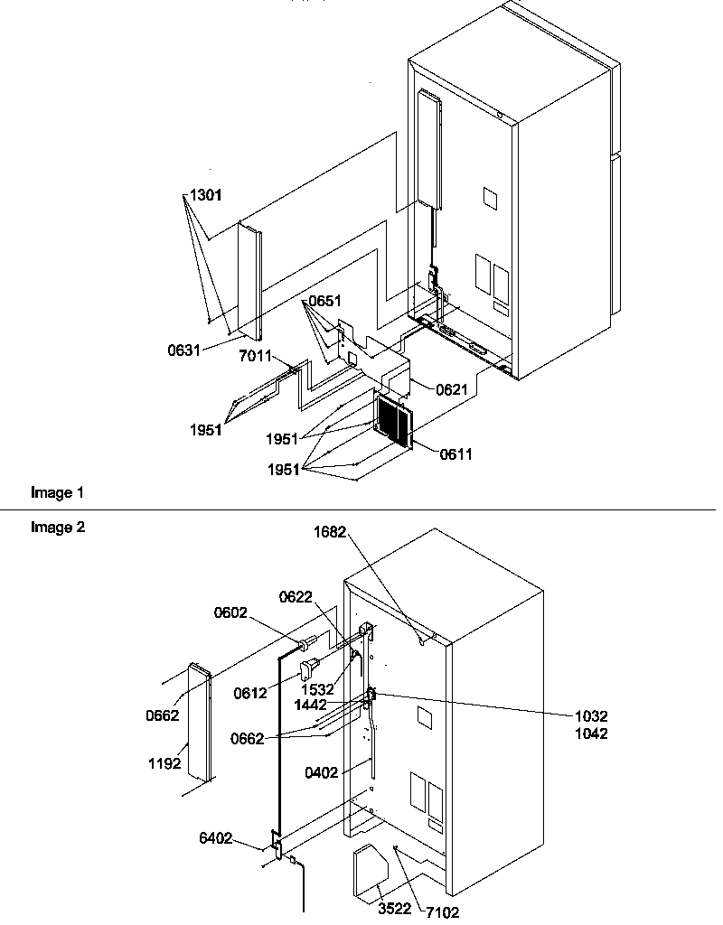 Amana TM18V2W-P1318001WW cabinet back diagram