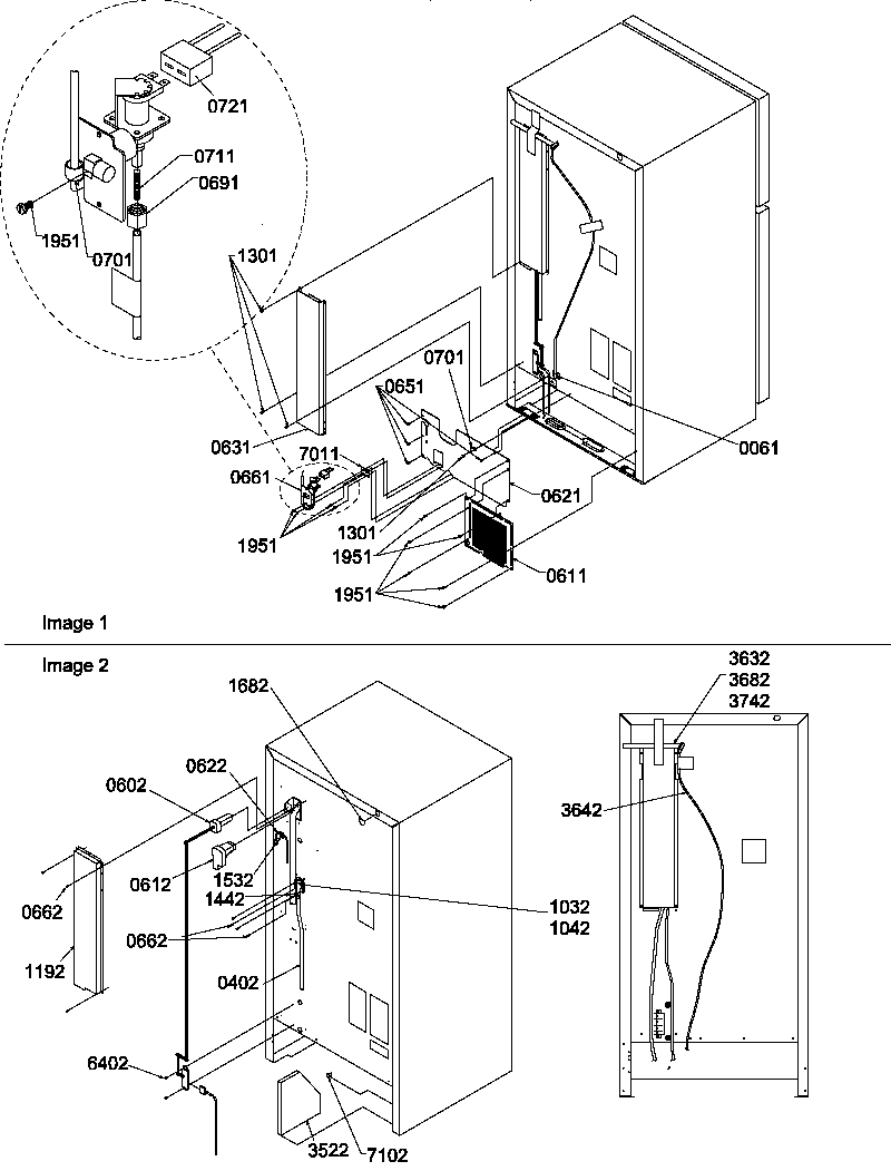 Amana TH18V2L-P1315701WL cabinet back diagram