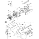 Amana BX20S5W-P1196504WW ice maker assembly & parts diagram