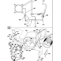 Amana PGB58B1352C/P1183311C tubing/blower diagram