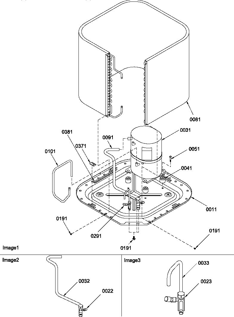 Amana RCB48B2A/P1223306C tubing diagram