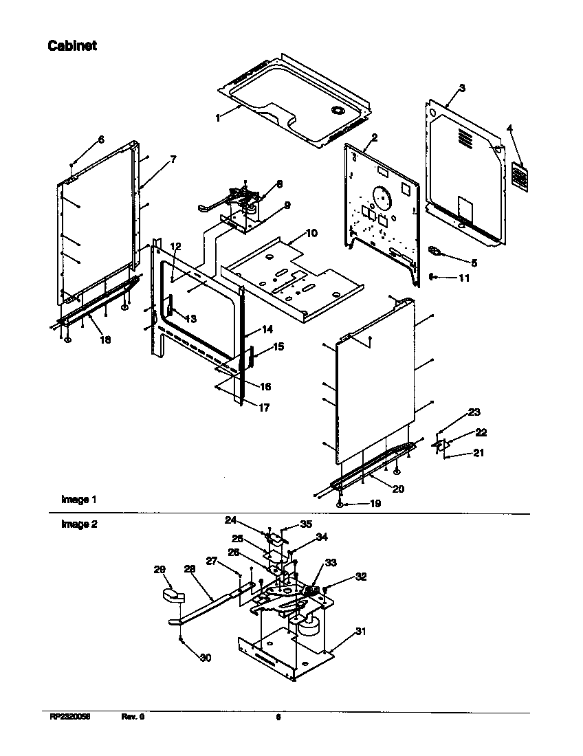 Amana ARR6102W-P1143499NW cabinet diagram