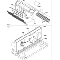 Amana PTC124A00AB/P1225147R front/chassis diagram