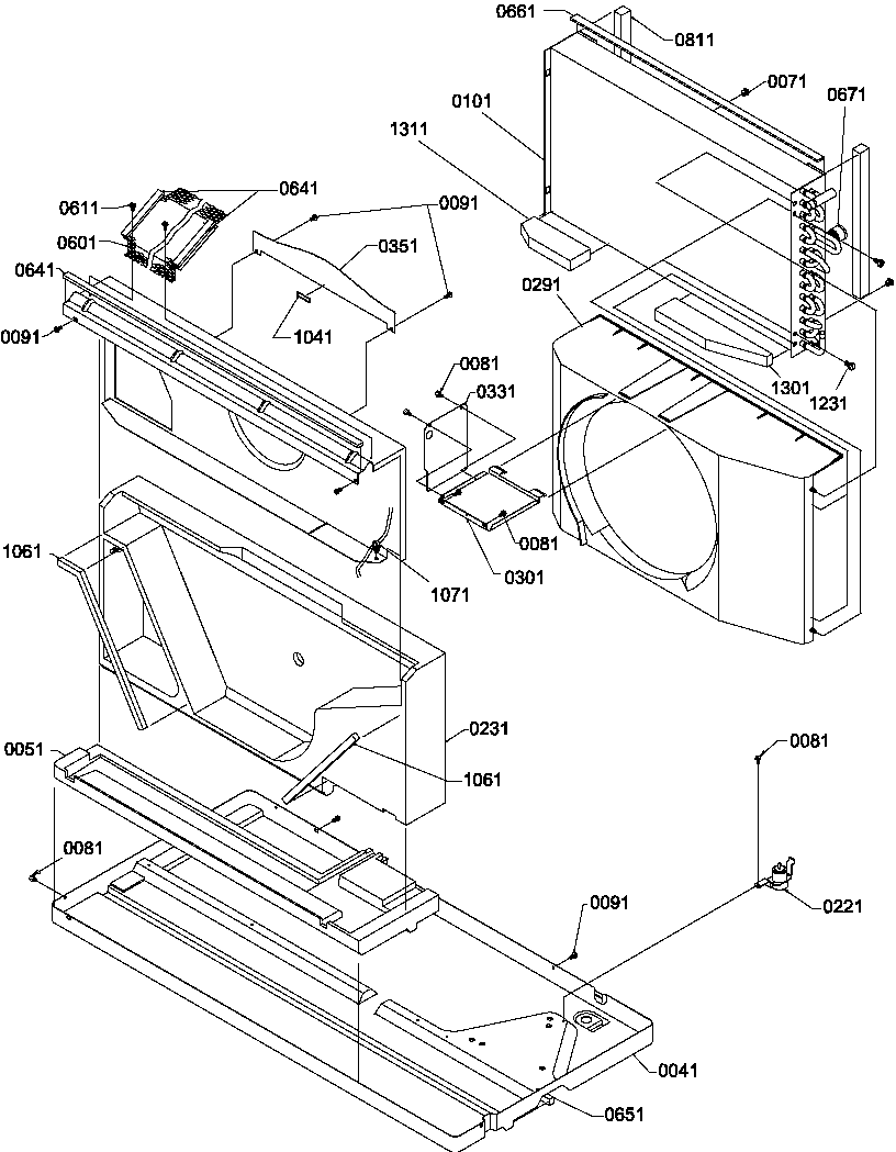 Amana PTH123A00AB/P1225116R chassis diagram