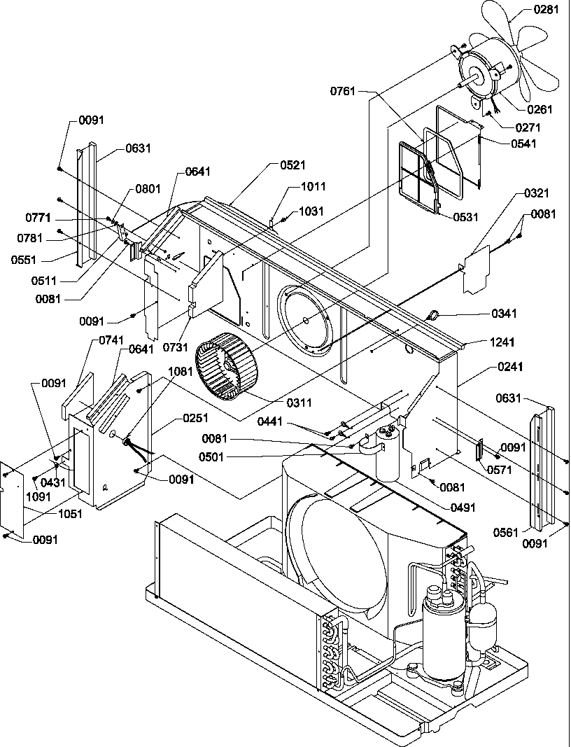 Amana PTH123A00AB/P1225116R chassis diagram