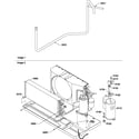 Amana PTC153A35CB/P1225211R compressor/tubing diagram