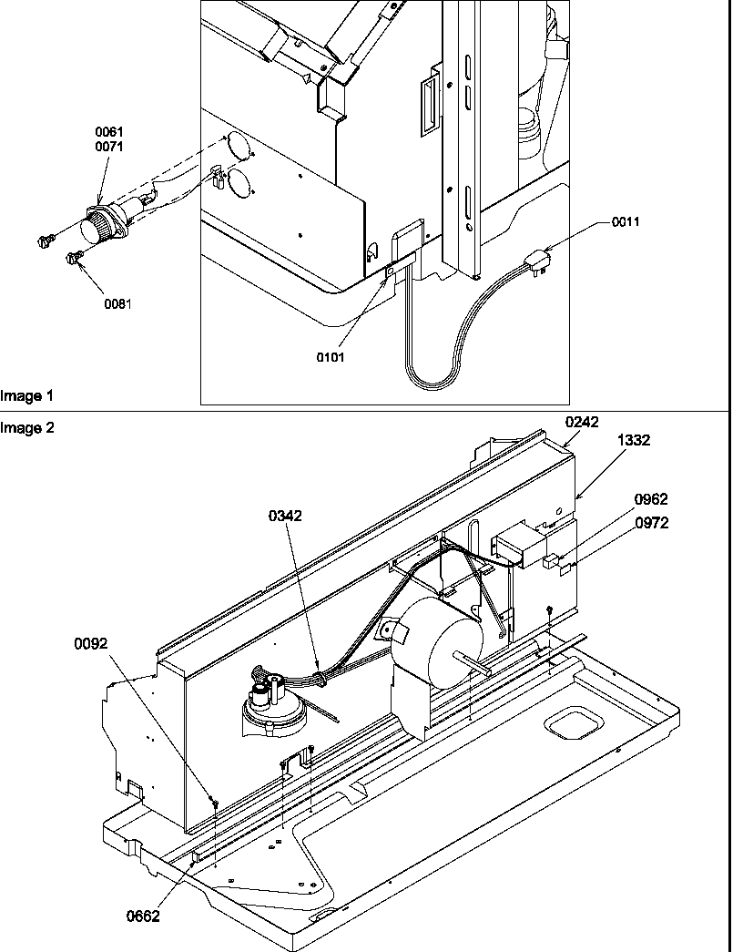 Amana PTC094A00FB/P1225413R chassis diagram