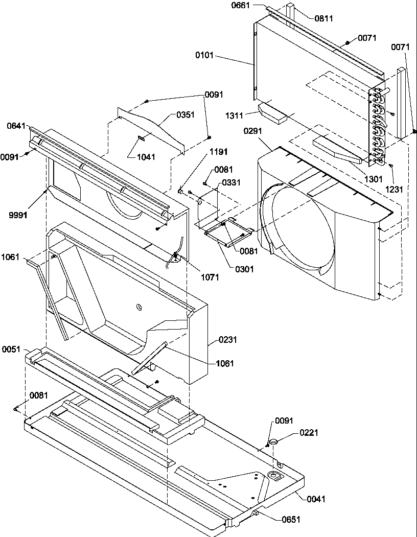 Amana PTC094A00FB/P1225413R chassis diagram