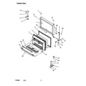 Amana TR22S4E-P1196204WE freezer door diagram