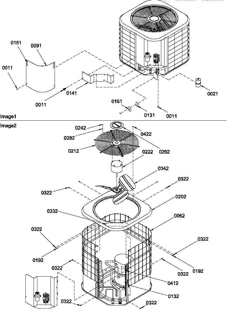Amana VCA48B3A/P1221317C control cover / cabinet / top diagram