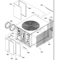 Amana PHD42C02E/P1224304C outer cabinet diagram
