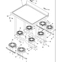 Amana ARH6710LL-P1142676NLL main top diagram