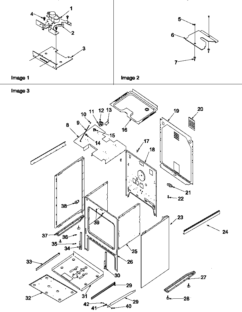Amana ARRS6550LL/P1130647NLL cabinet diagram