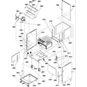 Amana GCCA070AX40/P1227603F cabinet assembly diagram