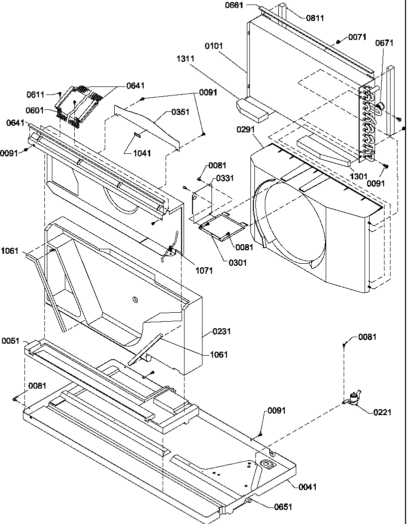 Amana PTH123A50MA/P1223549R chassis diagram