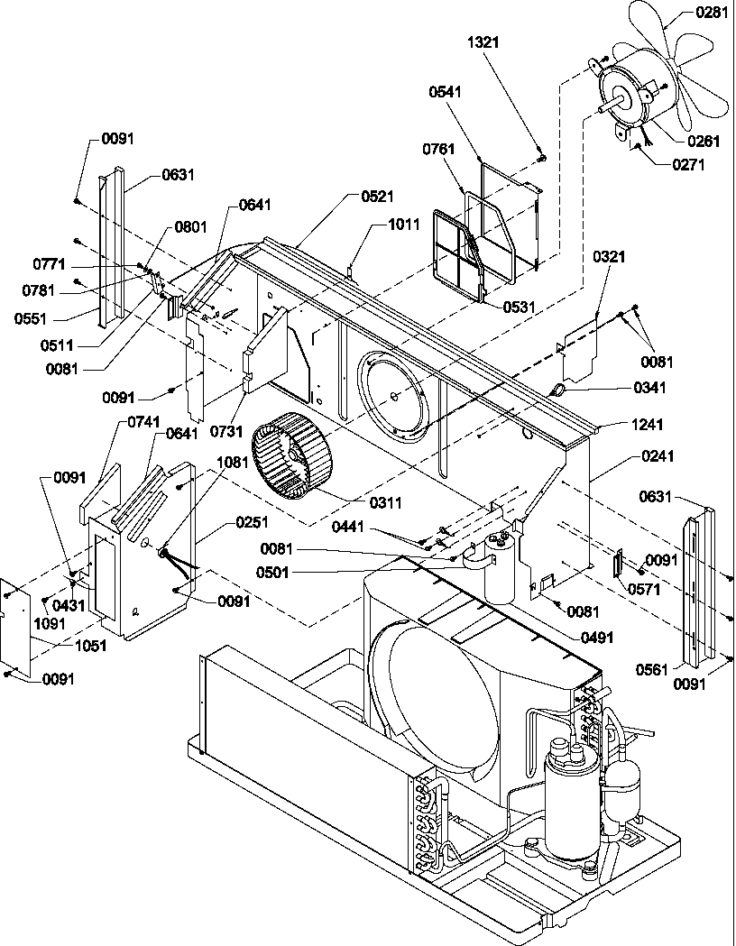 Amana PTH123A50MA/P1223549R chassis diagram