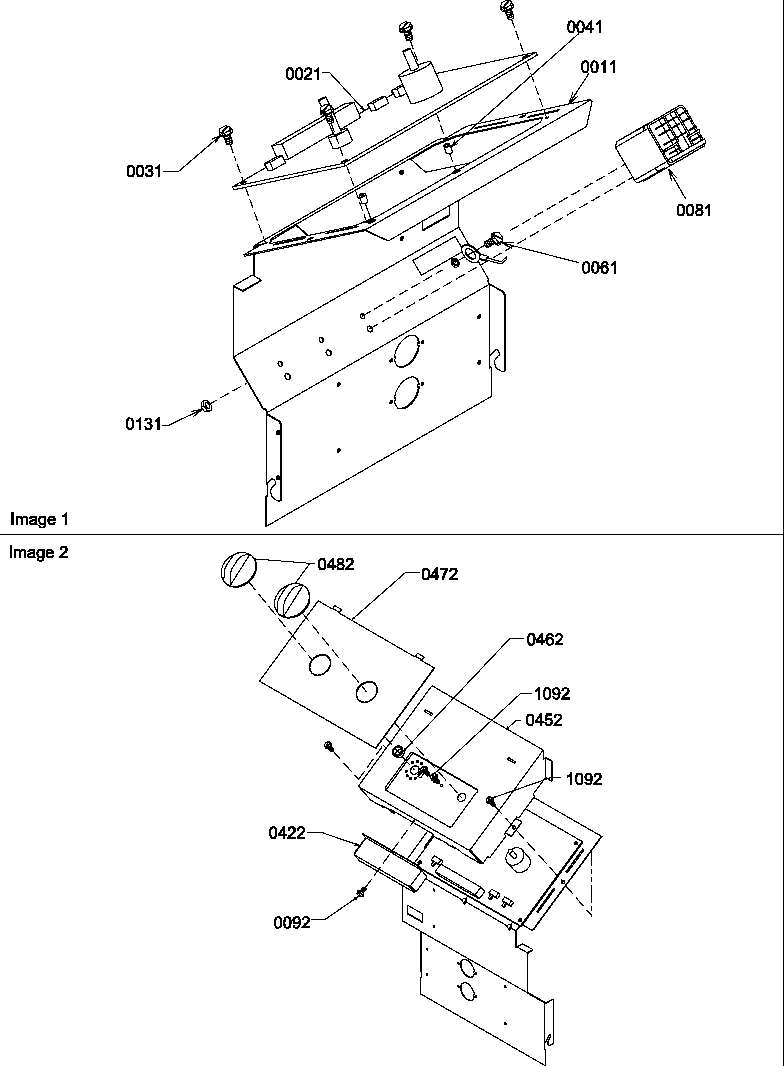 Amana PTH123A50MA/P1223549R control panel diagram