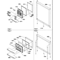 Amana BH20TL-P1317003WL door assemblies diagram