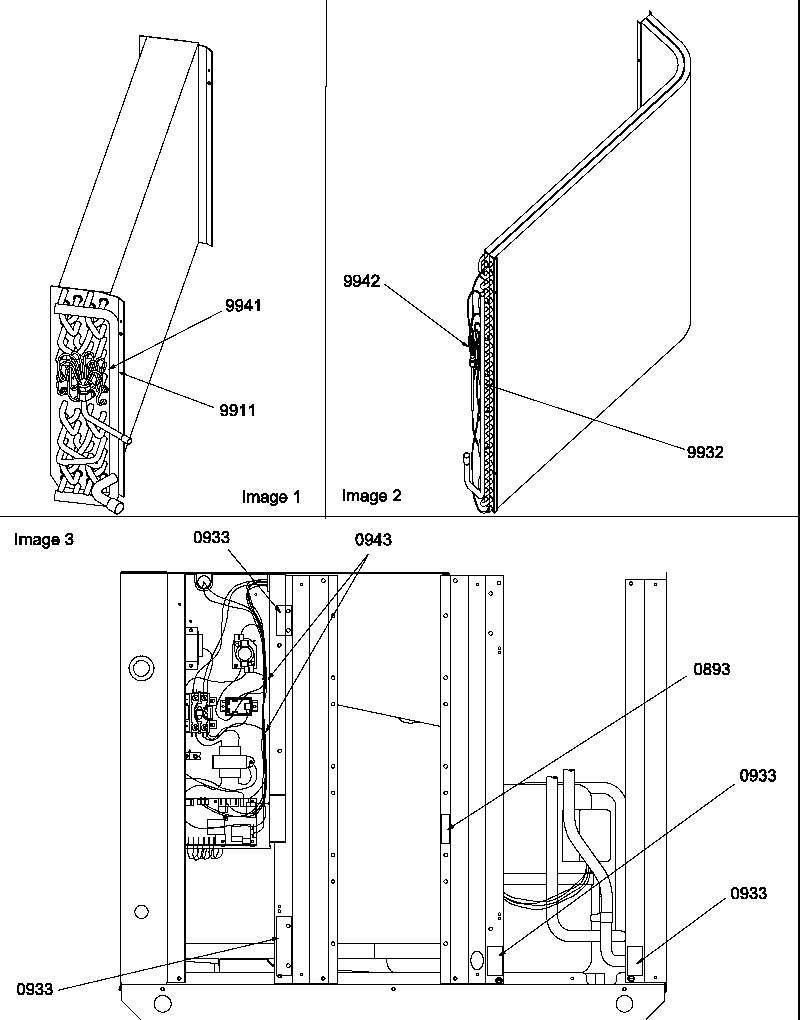 Amana PHB60C02E/P1220106C coils/gasket diagram