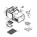 Amana CC12HRE-P1172301S cabinet assembly (ards801e/p1131923n) (ards801e/p1131929n) (ards801e/p1131935n) (ards801e/p1131938n) (ards801ww/p1131923n) (ards801ww/p1131929n) (ards801ww/p1131935n) (ards801ww/p1131938n) diagram