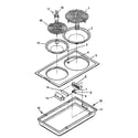 Amana CC12HRE-P1172301S cooktop module cc1e/w (cc1e/p1155201s) (cc1w/p1155202s) diagram