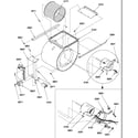 Amana GCIC070DX40/P1226809F blower assembly & integrated control diagram