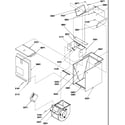 Amana BBA36A2A/P1206402C cabinet assembly diagram