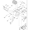 Amana BBA36A2A/P1206402C blower assembly - 24m, 36m, 48m btu models diagram