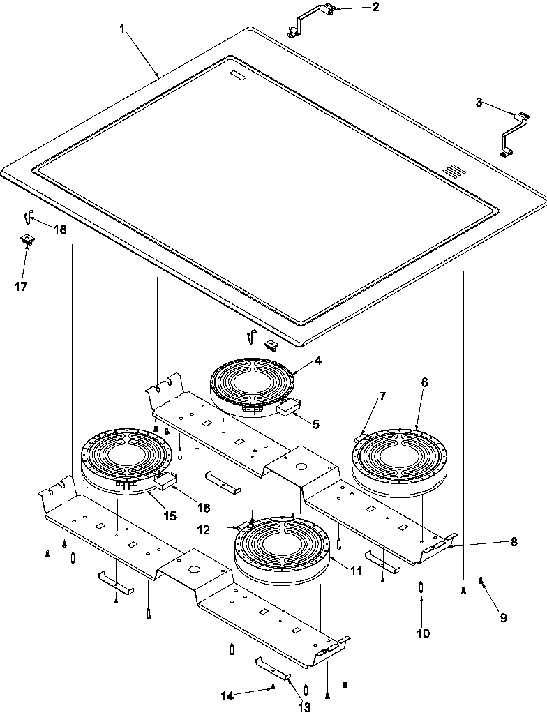 Amana ARTS6650WW/P1130649NWW main top diagram