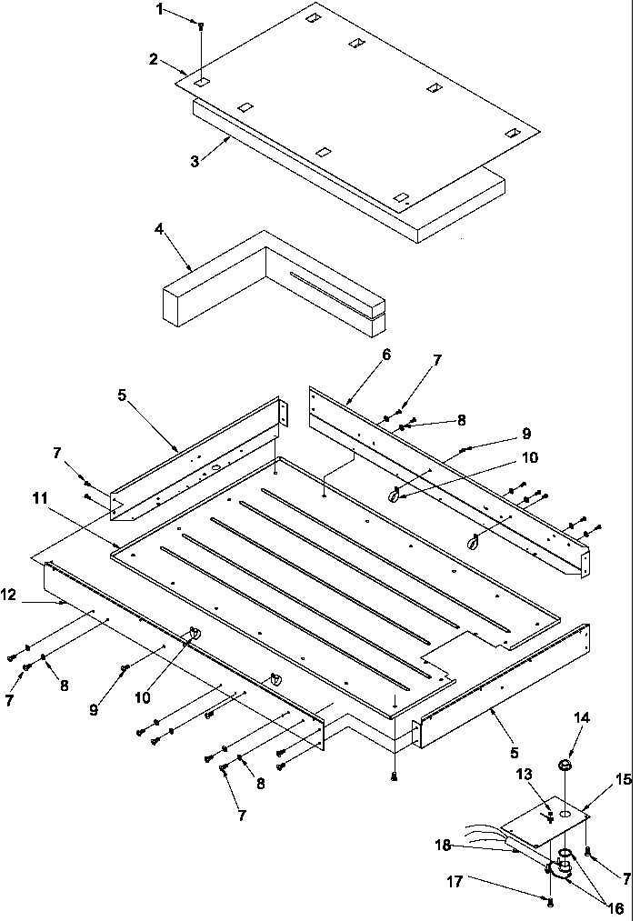 Amana AK2H30W3-P1143701NW heater box assembly diagram