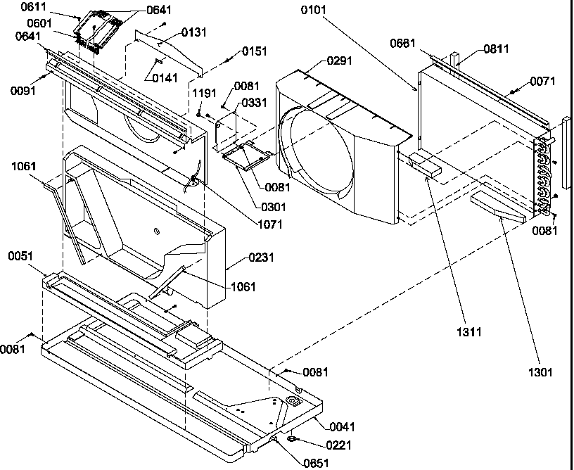 Amana PTC123A35BA/P1216303R chassis diagram