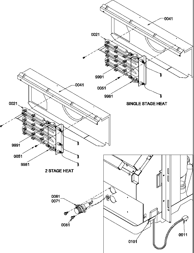 Amana PTC123A35BA/P1216303R heater diagram