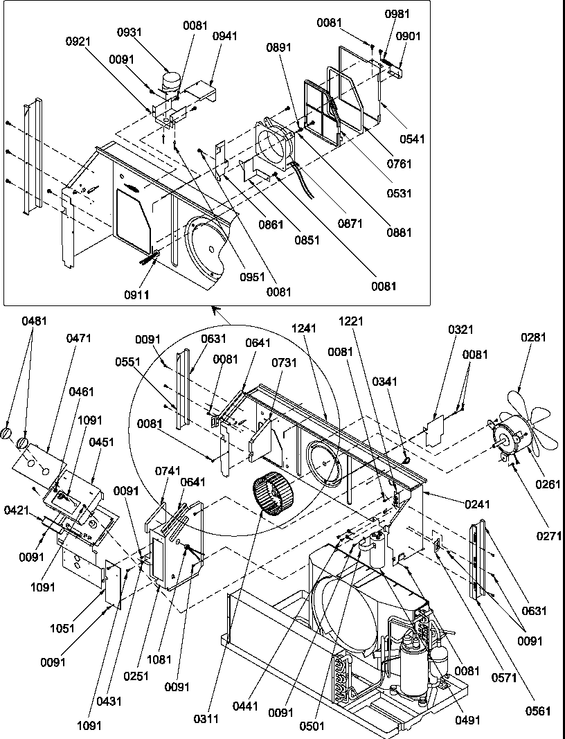 Amana PTH094A35BB/P1225507R chassis diagram