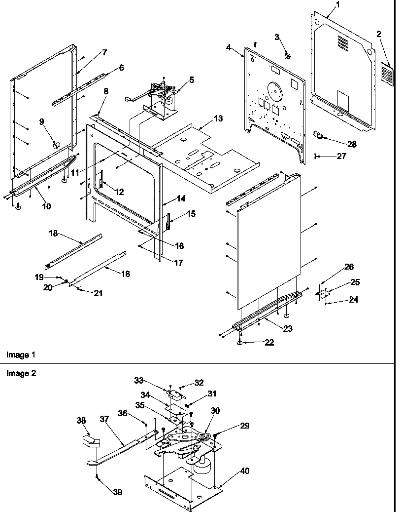 Amana ARTC7003L/P1143636NL cabinet diagram