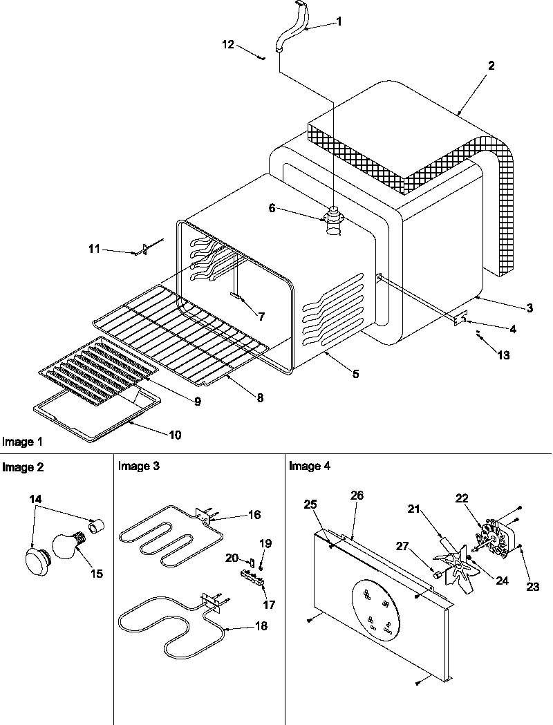 Amana ARTC7003L/P1143636NL cavity diagram