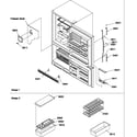 Amana BX21VE-P1321503WE door handles & accessories diagram