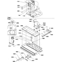 Amana BX21VE-P1321503WE machine compartment assembly diagram