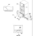 Amana BX21VE-P1321503WE insulation & roller assembly diagram