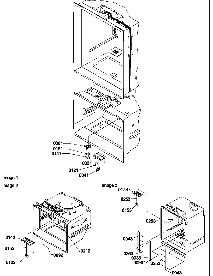 Amana BG21VL-P1321501WL light switches & drain funnel diagram