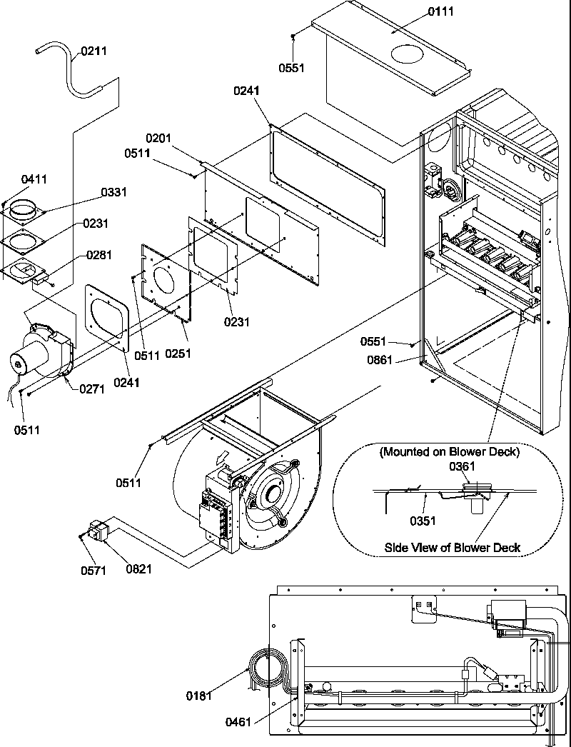 Amana GUID070CX30/P1212502F vent systems/controls diagram
