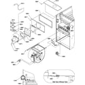 Amana GUIS090CX50/P1211105F vent system/controls diagram